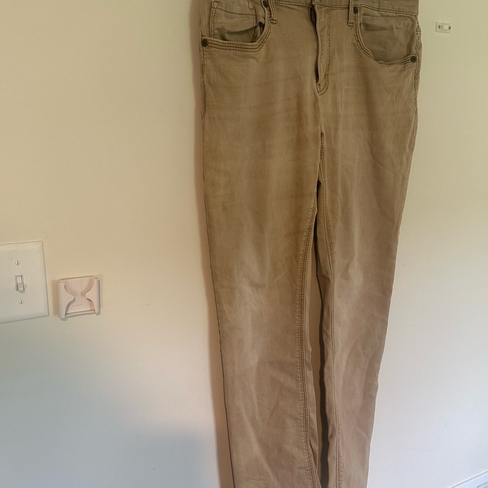 BKE Jack Straight Leg Jeans Tan Size 36 X 34 - Picture 2 of 10